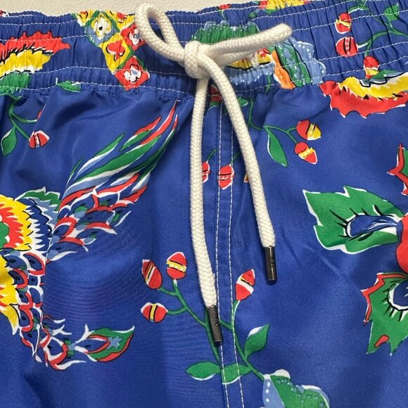 Polo Ralph Lauren Men’s 2XB Swim Trunks Lined Shorts Pockets Drawstring Floral - Picture 3 of 12